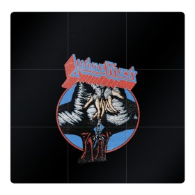 Магнитный плакат 3Х3 с принтом Judas Priest в Кировске, Полимерный материал с магнитным слоем | 9 деталей размером 9*9 см | Тематика изображения на принте: album | judas priest | metal | music | rock | джудас прист | метал | рок