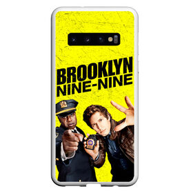 Чехол для Samsung Galaxy S10 с принтом Brooklyn Nine-Nine в Кировске, Силикон | Область печати: задняя сторона чехла, без боковых панелей | 7 сезон | 99 участок | brooklyn nine nine | бруклин | бруклин 9 9 | комедия