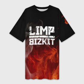 Платье-футболка 3D с принтом LIMP BIZKIT в Кировске,  |  | dj lethal | limp bizkit | rock | джон отто | лимп бизкит | майк смит | музыка | роб уотерс | рок | сэм риверс | терри бальзамо | уэс борланд | фред дёрст