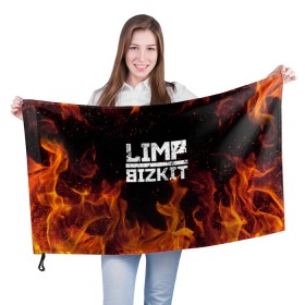 Флаг 3D с принтом LIMP BIZKIT в Кировске, 100% полиэстер | плотность ткани — 95 г/м2, размер — 67 х 109 см. Принт наносится с одной стороны | Тематика изображения на принте: dj lethal | limp bizkit | rock | джон отто | лимп бизкит | майк смит | музыка | роб уотерс | рок | сэм риверс | терри бальзамо | уэс борланд | фред дёрст