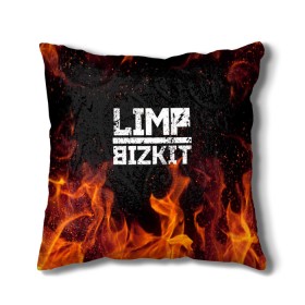 Подушка 3D с принтом LIMP BIZKIT в Кировске, наволочка – 100% полиэстер, наполнитель – холлофайбер (легкий наполнитель, не вызывает аллергию). | состоит из подушки и наволочки. Наволочка на молнии, легко снимается для стирки | Тематика изображения на принте: dj lethal | limp bizkit | rock | джон отто | лимп бизкит | майк смит | музыка | роб уотерс | рок | сэм риверс | терри бальзамо | уэс борланд | фред дёрст