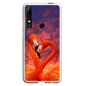 Чехол для Honor P Smart Z с принтом Flamingo Love в Кировске, Силикон | Область печати: задняя сторона чехла, без боковых панелей | Тематика изображения на принте: 14 февраля | 8 марта | валентинов день | верность | влюбленность | влюбленные | вместе | вместе навсегда | девушке | женат | женский день | женский праздник | закат | замужем | кружка | любимая