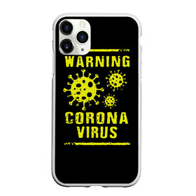 Чехол для iPhone 11 Pro матовый с принтом Warning Corona Virus в Кировске, Силикон |  | 2019 | 2019 ncov | 2020 | corona | coronavirus | market | ncov | pneumonia | seafood | virus | warning | wuhan | вирус | внимание | китай | коронавирус | осторожно | ухань | уханьский коронавирус | штамм