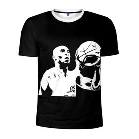 Мужская футболка 3D спортивная с принтом Kobe Bryant 24 в Кировске, 100% полиэстер с улучшенными характеристиками | приталенный силуэт, круглая горловина, широкие плечи, сужается к линии бедра | 24 | basketball | bryant | kobe | lakers | nba