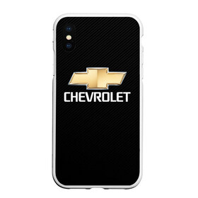 Чехол для iPhone XS Max матовый с принтом CHEVROLET в Кировске, Силикон | Область печати: задняя сторона чехла, без боковых панелей | Тематика изображения на принте: auto | chevrolet | sport | авто | автомобиль | автомобильные | бренд | марка | машины | спорт | шевролет