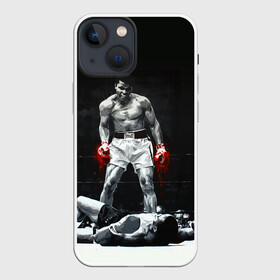 Чехол для iPhone 13 mini с принтом Muhammad Ali в Кировске,  |  | ali | muhammad ali | the greatest | али | бокс | мухамед али | мухаммед али