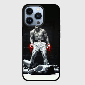 Чехол для iPhone 13 Pro с принтом Muhammad Ali в Кировске,  |  | Тематика изображения на принте: ali | muhammad ali | the greatest | али | бокс | мухамед али | мухаммед али
