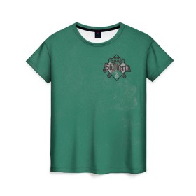 Женская футболка 3D с принтом 07 Slytherin в Кировске, 100% полиэфир ( синтетическое хлопкоподобное полотно) | прямой крой, круглый вырез горловины, длина до линии бедер | vdgerir | гарри поттер | гриффиндор | дамблдор | добби | слизерин | хогвартс
