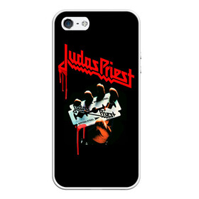 Чехол для iPhone 5/5S матовый с принтом Judas Priest в Кировске, Силикон | Область печати: задняя сторона чехла, без боковых панелей | judas | priest | грув метал | группа | рок | хард рок | хеви метал