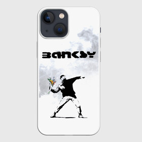 Чехол для iPhone 13 mini с принтом Banksy в Кировске,  |  | banksy | бэнкси | граффити | стрит арт | художник