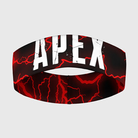 Повязка на голову 3D с принтом APEX LEGENDS в Кировске,  |  | apex | apex legends | battle | battle royal | bloodhound | titanfall | wraith | апекс | апекс легендс | батл рояль | битва | война | каустик | королевская битва