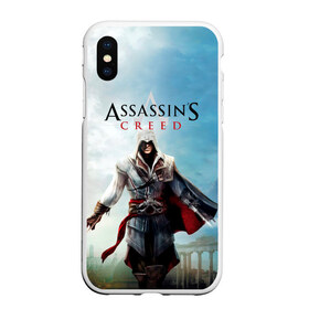 Чехол для iPhone XS Max матовый с принтом Assassins Creed в Кировске, Силикон | Область печати: задняя сторона чехла, без боковых панелей | blood | game | асасин | ассасин | ассасин крид | ассассин | ассассин крид | дезмонд майлс | дитя ассассинов | игра | кровь | надпись | оружие