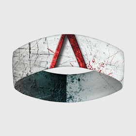 Повязка на голову 3D с принтом Assassins Creed в Кировске,  |  | blood | game | асасин | ассасин | ассасин крид | ассассин | ассассин крид | дезмонд майлс | дитя ассассинов | игра | кровь | надпись | оружие