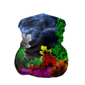 Бандана-труба 3D с принтом КИСЛОТНАЯ АБСТРАКЦИЯ в Кировске, 100% полиэстер, ткань с особыми свойствами — Activecool | плотность 150‒180 г/м2; хорошо тянется, но сохраняет форму | abstract | abstraction | texture | абстракция | геометрия | иллюзия | обман зрения | оптический узор | текстура