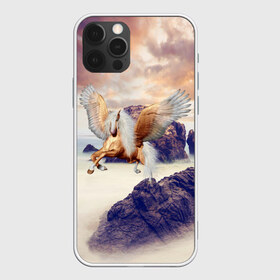 Чехол для iPhone 12 Pro Max с принтом Sea Sunset Horse в Кировске, Силикон |  | вечернее небо | закат | конь | крылатый | крылья | легенды | летающий | лошадь | мистический | мифология | мифы | море | морской | облака | облачность | пегас | плед | погода | подушка | скалы | сумка