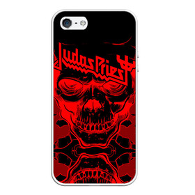 Чехол для iPhone 5/5S матовый с принтом Judas Priest в Кировске, Силикон | Область печати: задняя сторона чехла, без боковых панелей | breaking the law | judas priest | live | painkiller | гленн типтон | грув | метал | роб хэлфорд | рок | тим оуэнс | хард | хеви