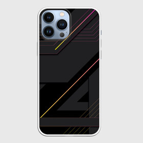 Чехол для iPhone 13 Pro Max с принтом Modern Geometry в Кировске,  |  | Тематика изображения на принте: abstract | design | geometry | line | modern | stripe | texture | геометрия | дизайн | линии | полосы | современный | спортивный | текстура