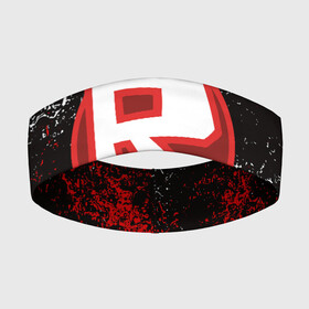 Повязка на голову 3D с принтом ROBLOX в Кировске,  |  | game | gamer | logo | minecraft | roblox | simulator | игра | конструктор | лого | майнкрафт | симулятор | строительство | фигура