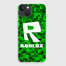 Чехол для iPhone 13 с принтом Roblox в Кировске,  |  | game | roblox | блок | игра | игрушка | лего | майнкрафт | персонажи | персонажи из кубиков | роблокс | робот