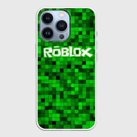 Чехол для iPhone 13 Pro с принтом Roblox в Кировске,  |  | game | roblox | блок | игра | игрушка | лего | майнкрафт | персонажи | персонажи из кубиков | роблокс | робот