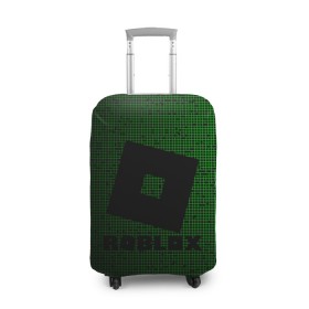 Чехол для чемодана 3D с принтом Roblox. в Кировске, 86% полиэфир, 14% спандекс | двустороннее нанесение принта, прорези для ручек и колес | 