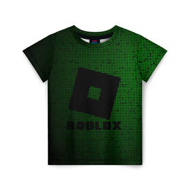Детская футболка 3D с принтом Roblox. в Кировске, 100% гипоаллергенный полиэфир | прямой крой, круглый вырез горловины, длина до линии бедер, чуть спущенное плечо, ткань немного тянется | Тематика изображения на принте: 