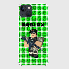 Чехол для iPhone 13 с принтом Roblox. в Кировске,  |  | game | roblox | блок | игра | игрушка | лего | майнкрафт | персонажи | персонажи из кубиков | роблокс | робот