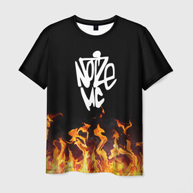 Мужская футболка 3D с принтом Noize MC в Кировске, 100% полиэфир | прямой крой, круглый вырез горловины, длина до линии бедер | hip hop | noize | noize mc | rap | музыка | нойз | нойз мс | реп | рэп | хип хоп