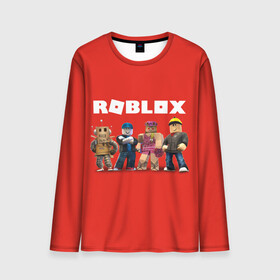 Мужской лонгслив 3D с принтом ROBLOX в Кировске, 100% полиэстер | длинные рукава, круглый вырез горловины, полуприлегающий силуэт | roblox | игра | компьютерная игра | логотип | онлайн | онлайн игра | роблакс | роблокс