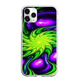 Чехол для iPhone 11 Pro Max матовый с принтом NEON&ACID в Кировске, Силикон |  | abstract | abstraction | color | fractal | geometry | paitnt | polygon | polygonal | psy | абстракция | геометрия | краски | неоновые | полигоны | психоделика | фрактал