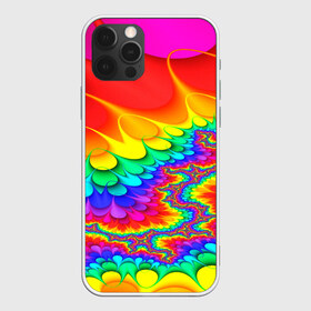 Чехол для iPhone 12 Pro Max с принтом TIE-DYE в Кировске, Силикон |  | abstract | abstraction | color | fractal | geometry | paitnt | polygon | polygonal | psy | абстракция | геометрия | краски | неоновые | полигоны | психоделика | фрактал