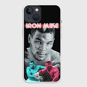 Чехол для iPhone 13 с принтом Iron Mike в Кировске,  |  | iron mike | iron mike tyson | mike tyson | бокс | железный майк | майк тайсон | таисон | тайсон