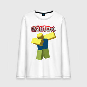 Мужской лонгслив хлопок с принтом Roblox Dab в Кировске, 100% хлопок |  | game | game roblox | logo roblox | online game | oof roblox dabbing | roblox | roblox dab | roblox noob | игра | игра роблокс | лого роблокс | онлайн игра | онлайн игра роблокс | роблокс | роблокс даб