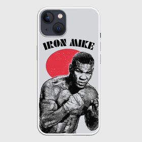 Чехол для iPhone 13 с принтом Iron Mike в Кировске,  |  | iron mike | iron mike tyson | mike tyson | бокс | железный майк | майк тайсон | таисон | тайсон