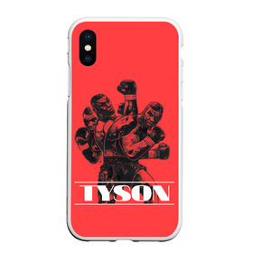 Чехол для iPhone XS Max матовый с принтом Tyson в Кировске, Силикон | Область печати: задняя сторона чехла, без боковых панелей | Тематика изображения на принте: iron mike | iron mike tyson | mike tyson | бокс | железный майк | майк тайсон | таисон | тайсон