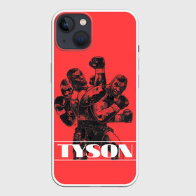 Чехол для iPhone 13 с принтом Tyson в Кировске,  |  | iron mike | iron mike tyson | mike tyson | бокс | железный майк | майк тайсон | таисон | тайсон