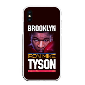 Чехол для iPhone XS Max матовый с принтом Mike Tyson в Кировске, Силикон | Область печати: задняя сторона чехла, без боковых панелей | Тематика изображения на принте: iron mike | iron mike tyson | mike tyson | бокс | железный майк | майк тайсон | таисон | тайсон