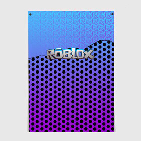 Постер с принтом Roblox Gradient Pattern в Кировске, 100% бумага
 | бумага, плотность 150 мг. Матовая, но за счет высокого коэффициента гладкости имеет небольшой блеск и дает на свету блики, но в отличии от глянцевой бумаги не покрыта лаком | Тематика изображения на принте: game | game roblox | logo roblox | online game | r | roblox | игра | игра роблокс | лого | лого роблокс | логотип | надпись | онлайн игра | онлайн игра роблокс | роблокс
