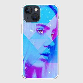 Чехол для iPhone 13 mini с принтом Billie Blue Star в Кировске,  |  | bad | bad guy | billi | billie | billie eilish | eilish | good girl | music | swag | айлиш | беляш | били | били айлиш | билли | билли айлиш | билли эйлиш | биляш | музка | певица | эйлиш