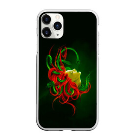 Чехол для iPhone 11 Pro матовый с принтом Медуза Горгона в Кировске, Силикон |  | art | green | monster | арт | боги | волосы | герой | горгона | девушка | злодей | змея | медуза | миф | мифическая | мифология | монстр | персонаж | прикольная | сказка | фантастика | фэнтези