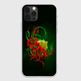 Чехол для iPhone 12 Pro Max с принтом Медуза Горгона в Кировске, Силикон |  | art | green | monster | арт | боги | волосы | герой | горгона | девушка | злодей | змея | медуза | миф | мифическая | мифология | монстр | персонаж | прикольная | сказка | фантастика | фэнтези