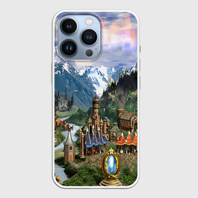 Чехол для iPhone 13 Pro с принтом HEROES в Кировске,  |  | angel | armor | artwork | creature | dragon | fantasy | fantasy art | game | griffin | heroes | heroes maps | heroes of might and magic | knight | might and magic | sword | warriors | weapon | wings | герои | к