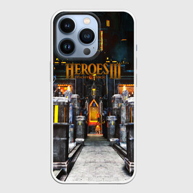 Чехол для iPhone 13 Pro с принтом HEROES 3 в Кировске,  |  | angel | armor | artwork | creature | dragon | fantasy | fantasy art | game | griffin | heroes | heroes maps | heroes of might and magic | knight | might and magic | sword | warriors | weapon | wings | герои | к