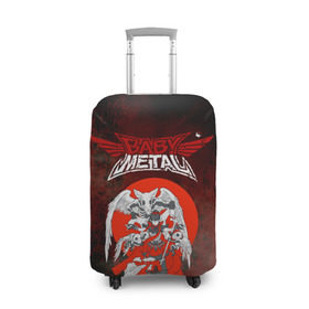 Чехол для чемодана 3D с принтом Babymetal в Кировске, 86% полиэфир, 14% спандекс | двустороннее нанесение принта, прорези для ручек и колес | babymetal | бэбимэтал | каваии метал | музыка | рок | япония