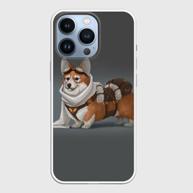 Чехол для iPhone 13 Pro с принтом КОРГИ ПИЛОТ в Кировске,  |  | animals | corgi | dogs | pets | puppies | queen | животные | корги | королева | песики | питомцы | собаки | щенки