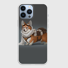 Чехол для iPhone 13 Pro Max с принтом КОРГИ ПИЛОТ в Кировске,  |  | animals | corgi | dogs | pets | puppies | queen | животные | корги | королева | песики | питомцы | собаки | щенки