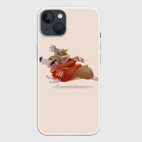 Чехол для iPhone 13 с принтом КОРГИ И МЫШАТА в Кировске,  |  | animals | corgi | dogs | pets | puppies | queen | животные | корги | королева | песики | питомцы | собаки | щенки