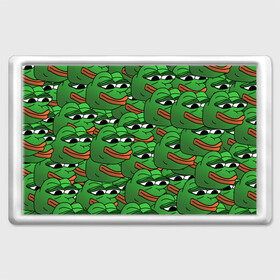 Магнит 45*70 с принтом Pepe The Frog в Кировске, Пластик | Размер: 78*52 мм; Размер печати: 70*45 | Тематика изображения на принте: frog | meme | memes | pepe | pepe the frog | грустная жабка | лягушка | лягушонок пепе | мем | мемы
