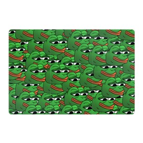 Магнитный плакат 3Х2 с принтом Pepe The Frog в Кировске, Полимерный материал с магнитным слоем | 6 деталей размером 9*9 см | Тематика изображения на принте: frog | meme | memes | pepe | pepe the frog | грустная жабка | лягушка | лягушонок пепе | мем | мемы