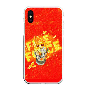 Чехол для iPhone XS Max матовый с принтом Fire Force в Кировске, Силикон | Область печати: задняя сторона чехла, без боковых панелей | anime | enenno shouboutai | fire force | аниме | пламенная бригада пожарных